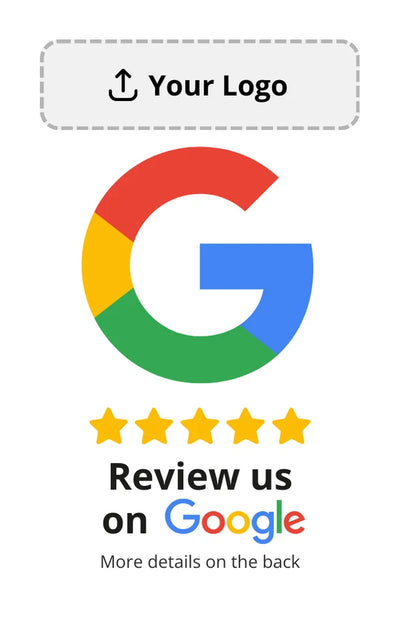 Google Review Business Card Front